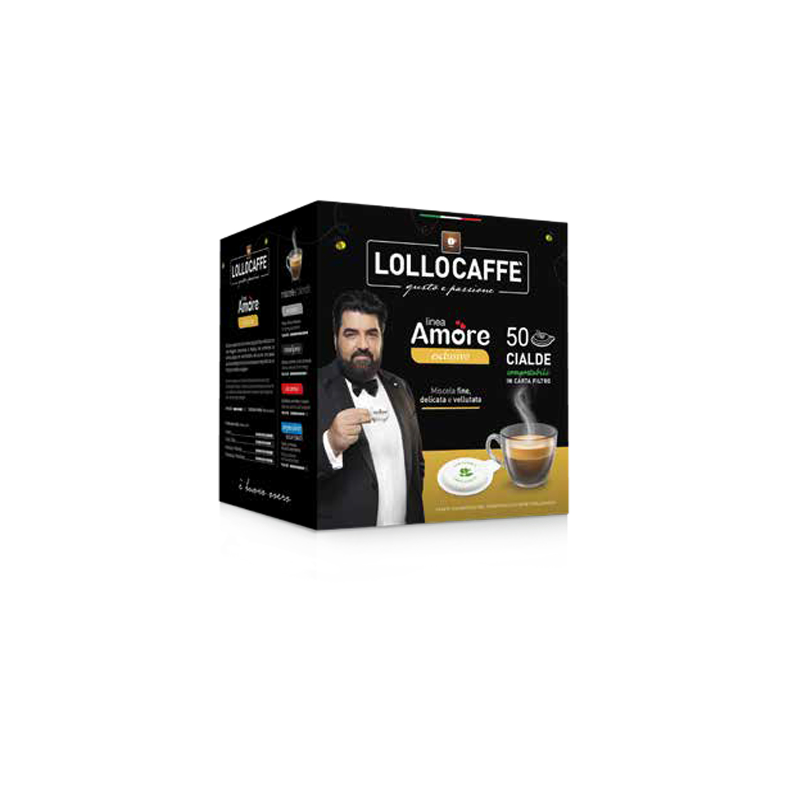 LOLLO CAFFE Box 50 pz Cialda Lollo Esclusivo LINEA AMORE
