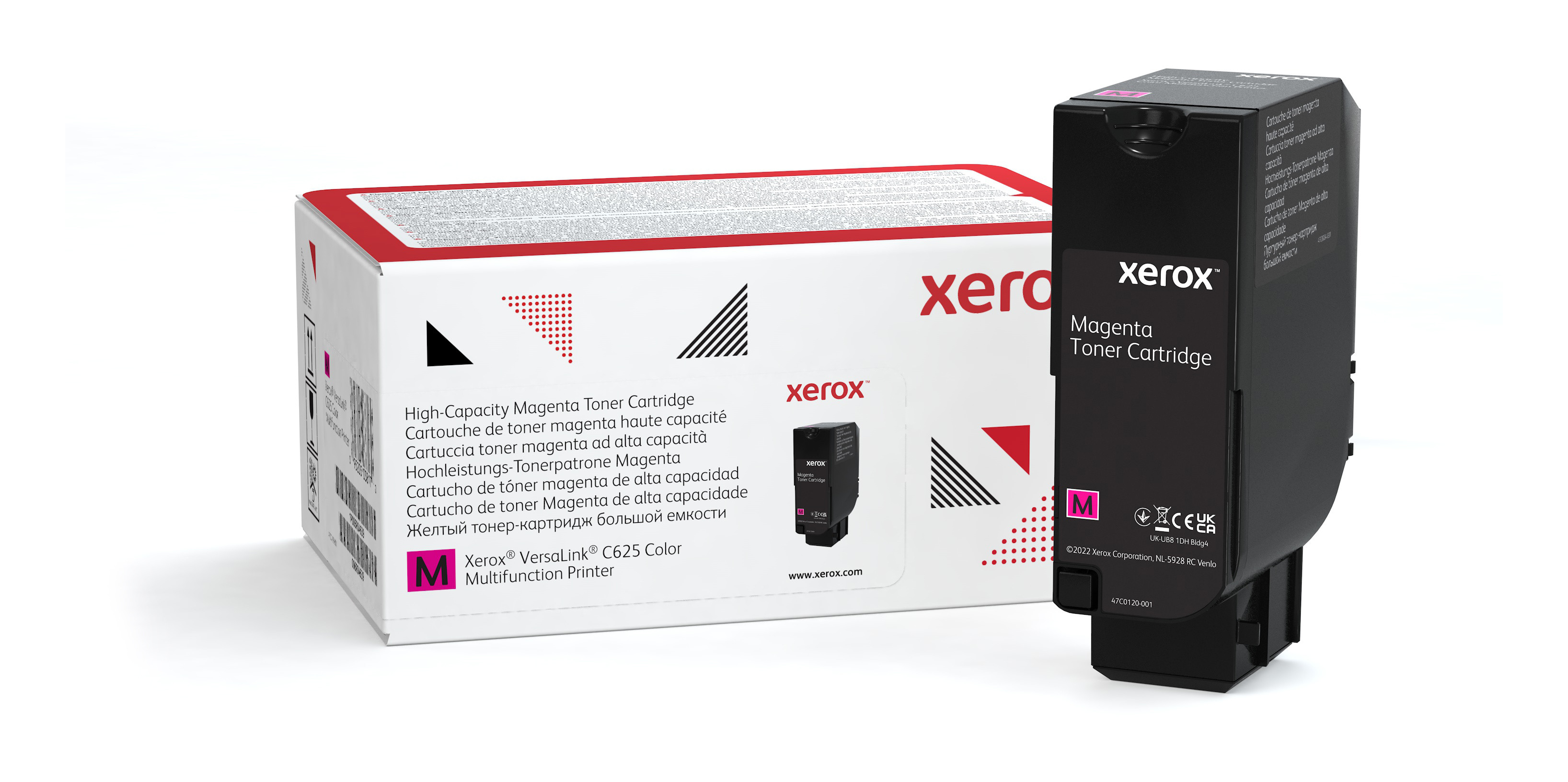 Xerox Cartuccia Toner Magenta a High Capacity da 16000 Pagine per Stampante Multifunzione a Colori VersaLink C625