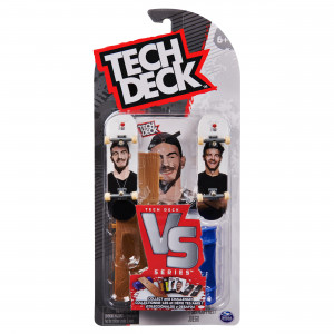 Tech Deck Plan B Skateboards Serie Versus Confezione da 2 Fingerboard da Collezione e Set di Ostacoli Mini Skate Giocattoli per Bambini 6+ Anni