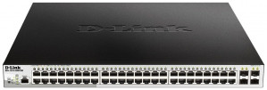 D-Link DGS-1210-52MP/ME/E Switch di Rete Gestito L2+ Gigabit Ethernet 10/100/1000 1U Nero Grigio