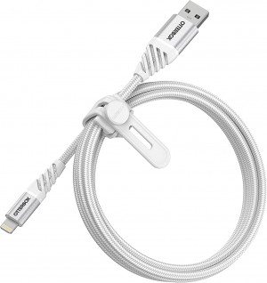 OtterBox Cavo Premium Intrecciato USB-A a Lightning per Iphone Ipad 1M Bianco