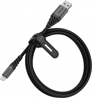 OtterBox Cavo Premium Intrecciato USB-A a Lightning per Iphone Ipad 1M Nero