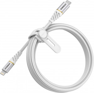 OtterBox Cavo Premium Intrecciato USB-C a Lightning per Iphone Ipad 2M Bianco