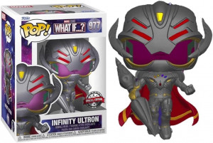 Funko Pop 60338 Marvel What If Infinity Ultron With Weapon Figura in Vinile Collezione