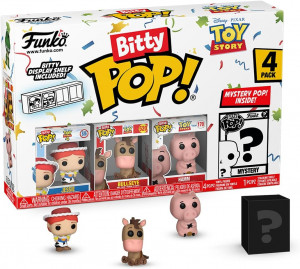 Funko Pop 73041 Bitty Pop Toy Story Jessie Bullseye Hamm e una Mini Figura Misteriosa a Sorpresa