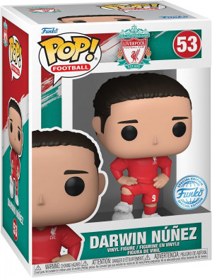 Funko Pop 73932 Soccer Liverpool  Darwin Nunez Figura in Vinile Collezione