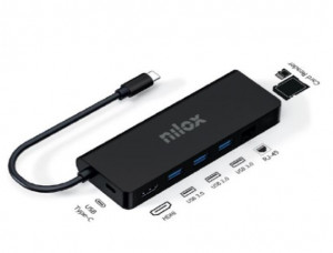 Nilox DOCK USB-C 8 IN 1 HDMI 4K