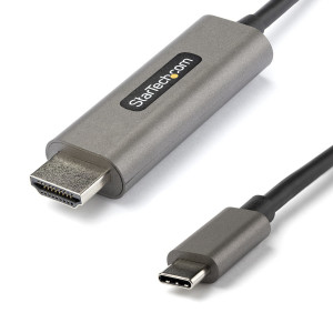 StarTech.com CDP2HDMM1MH cavo e adattatore video HDMI tipo A (Standard) USB tipo-C Nero, Argento