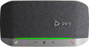 POLY Sync 20 Microsoft Teams Certified USB-A Speakerphone vivavoce PC Argento