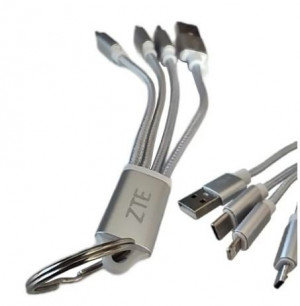 ZTE ZTEKEYCHAIN Portachiavi USB Micro USB Type C Lightning