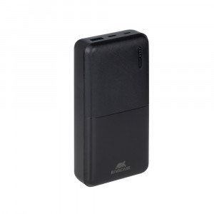 Rivacase VA2571 batteria portatile Polimeri di litio (LiPo) 20000 mAh Nero