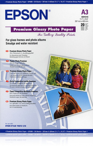 Epson Premium, DIN A3, 255g/m² carta fotografica Bianco