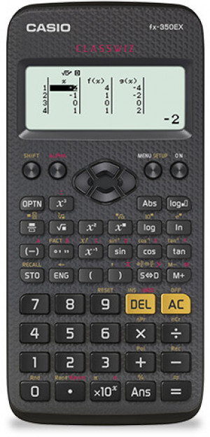 Casio Classwiz FX-350EX calcolatrice Tasca Calcolatrice scientifica Nero