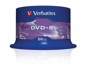 Verbatim 43550 DVD vergine 4,7 GB DVD+R 50 pz