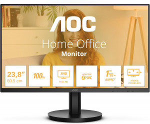 AOC 24B3HMA2 Monitor PC 60,5 cm (23.8") 1920 x 1080 Pixel Full HD LED Nero