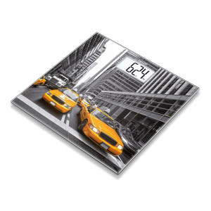 Beurer GS 203 Bilancia Pesapersone Digitale Vetro Immagine New York Portata 15