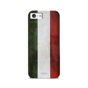 PURO Flag Italy custodia per cellulare Cover Verde, Rosso, Bianco