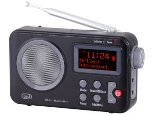 Trevi DAB7F80 Radio Portatile Dab 7f80 Bt Nero Grigio