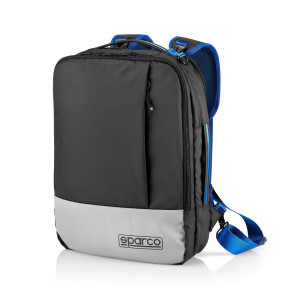 Sparco SPBACKPACK borsa per laptop 39,6 cm (15.6") Zaino Nero, Blu, Grigio