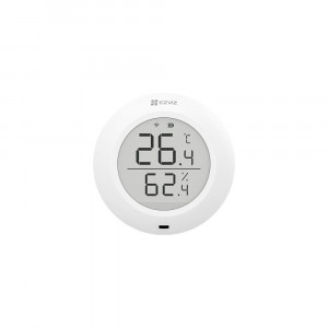 Ezviz EZVCST51C T51C Sensore Smart Temperatura e Umidita' Wifi per Centralina A3 Bianco