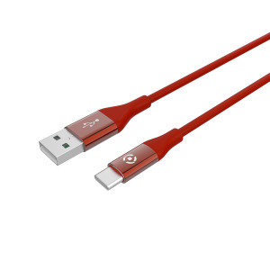 Celly USBTYPECCOLORRD cavo USB 1 m USB 2.0 USB A USB C Rosso