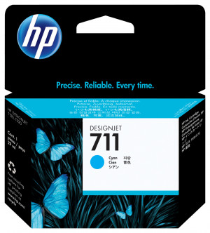 HP 711 29-ml Cyan DesignJet Ink Cartridge cartuccia d'inchiostro 1 pz Originale