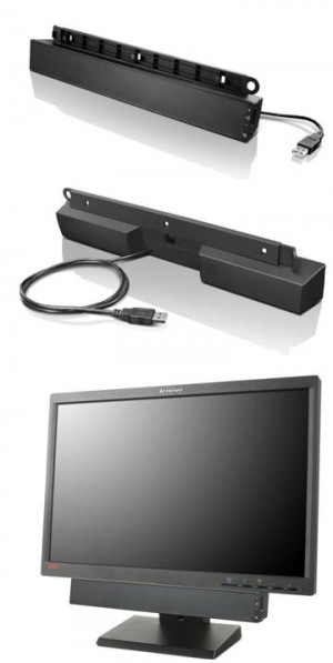 Lenovo USB Soundbar 0A36190 2.0 canali 2.5 W Nero
