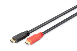 Digitus AK-330105-300-S cavo HDMI 30 m HDMI tipo A (Standard) Nero