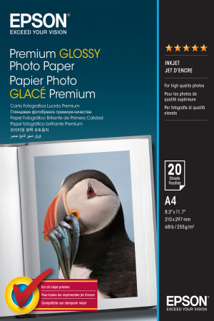 Epson Premium, DIN A4, 255g/m² carta fotografica Bianco Lucida premium