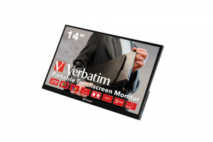 Verbatim 49591 Monitor PC 35,6 cm (14") 1920 x 1080 Pixel Full HD Touch screen Nero