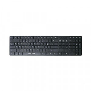 Nilox Keyboard kt40w wireless black tastiera RF Wireless QWERTY