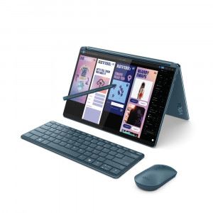 Lenovo Yoga Book 9 13IMU9 Intel Core Ultra 7 155U Ibrido 32 GB 1 TB SSD WiFi 6E Windows 11 Home Colore foglia di tè