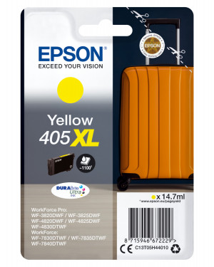 Epson 405XL DURABrite Ultra Ink cartuccia d'inchiostro 1 pz Originale Resa elevata (XL) Giallo