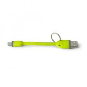 Celly USBTYPECKEYGN cavo USB 0,12 m USB 2.0 USB A USB C Verde