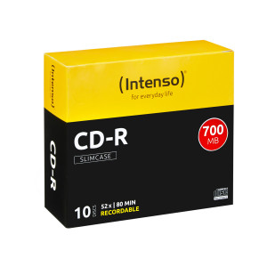 Intenso CD-R 700Mb 52x slimcase (10) 10 pz