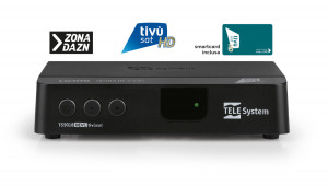 TELE System TS9018HEVC Cavo, Ethernet (RJ-45) Full HD Nero