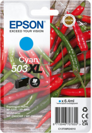 Epson 503XL cartuccia d'inchiostro 1 pz Originale Resa elevata (XL) Ciano
