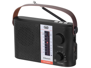 Trevi RA7F25BT Radio Portatile Multibanda Ricaricabile Nero
