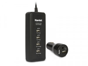 Hamlet XPWC545CAR Caricabatterie per dispositivi mobili Nero Accendisigari