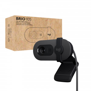 Logitech Brio 105 Webcam 2 MP Full HD Grafite