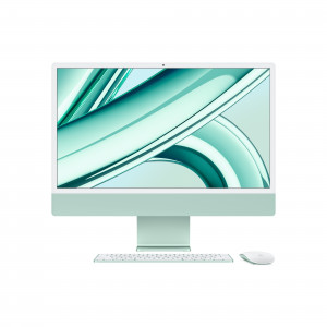 Apple iMac con Retina 24 Pollici Display 4.5K M3 Chip con 8 Core CPU e 8 Core GPU 256GB SSD Verde