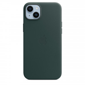 Apple Custodia Cover Case per Iphone 14 Plus in Pelle - Verde Foresta