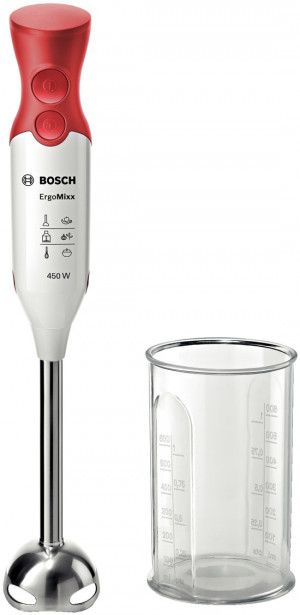 Bosch MSM64110 Frullatore a Immersione 450W Rosso Bianco