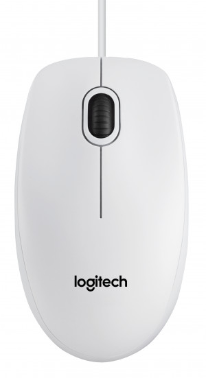 Logitech B100 Optical Usb F/ Bus Mouse Ambidestro Usb Tipo A Ottico 800 Dpi Bianco