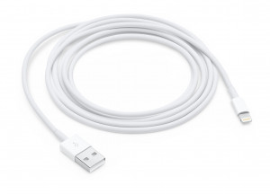Apple MD819ZM/A Cavo da Lightning a USB 2 Metri Bianco