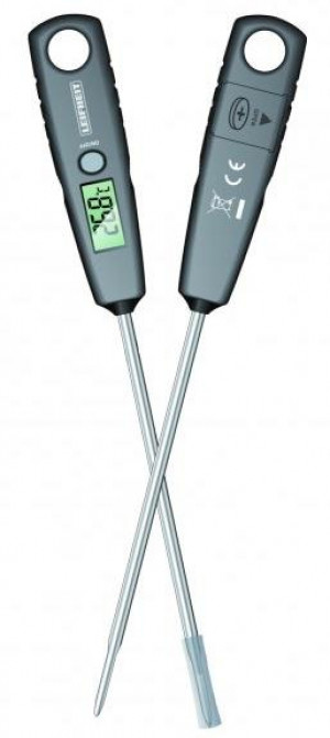 Termometro Digitale Leifheit LFH3095 da Cucina con Sensore in Acciaio Inox Grigio