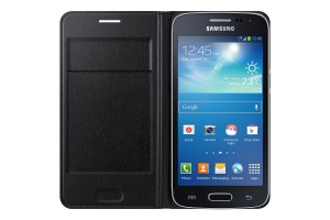 Custodia Cover Flip Wallet Samsung EF-WG386BBEGWW per Galaxy Core G386 Nero