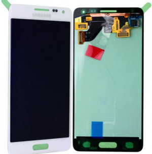 Ricambio Lcd Touch Screen Display Samsung GH97-16386D Galaxy Alpha G850 Bianco Originale Service Pack