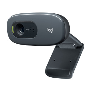 Logitech C270 Webcam HD Tecnologia RightLight Nero