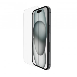 Belkin Vetro Tempered Glass Antimicrobico per Iphone 15 / 14 Pro Trasparente